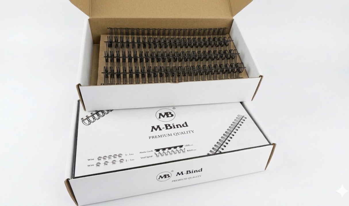 [Pitch 2:1] Double Ring Wire O (A4) – 1-1/2″ (38mm) – Black