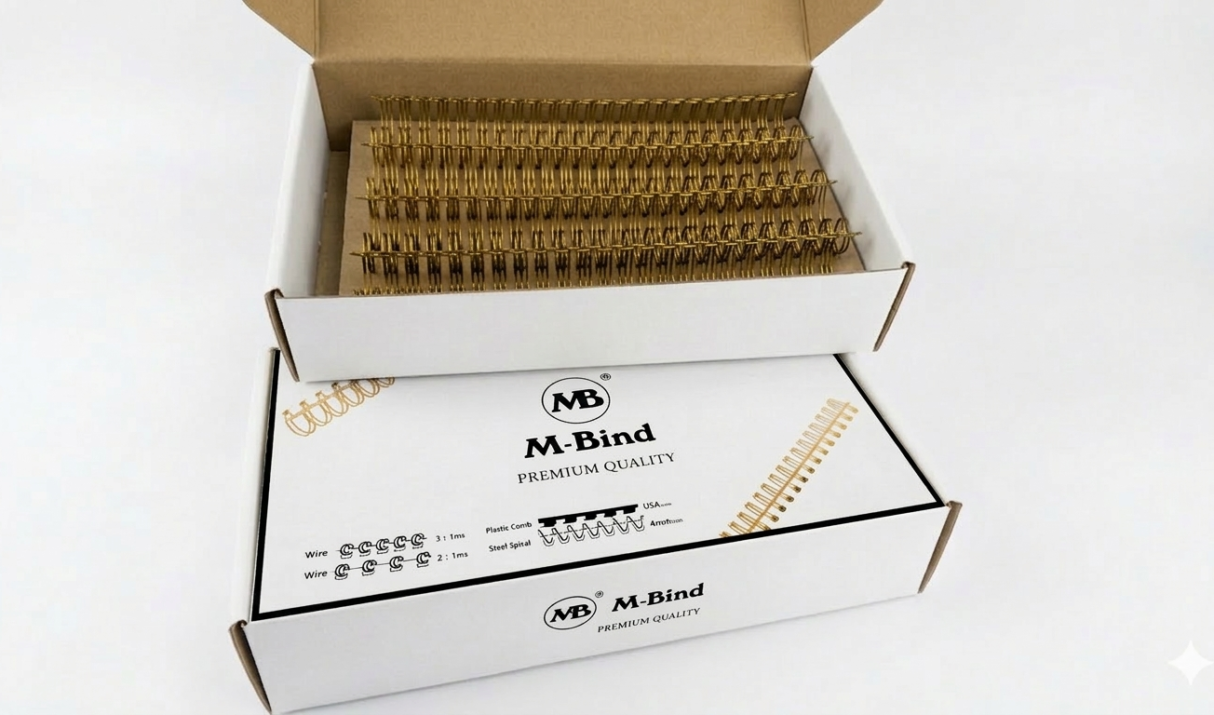 [Pitch 2:1] Double Ring Wire O (A4) – 7/8″ (22mm) – Bronze