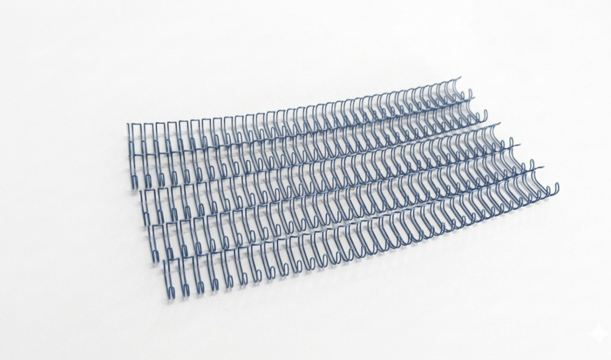 [Pitch 3:1] Double Ring Wire O (Pre-Cut) – 5/8″ (16mm) – Blue