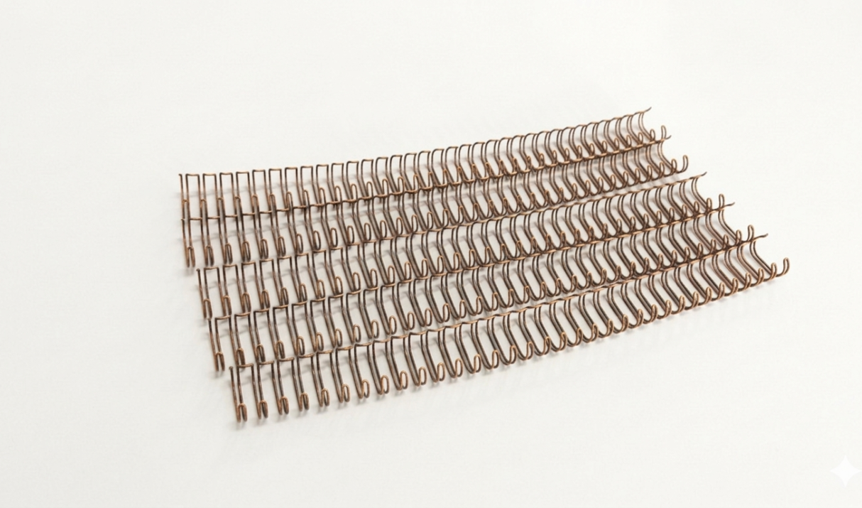 [Pitch 3:1] Double Ring Wire O (Pre-Cut) – 5/8″ (16mm) – Bronze