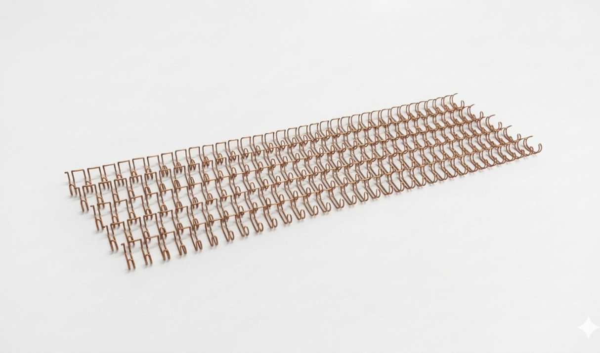 [Pitch 3:1] Double Ring Wire O (Pre-Cut) – 5/16″ (8mm) – Bronze
